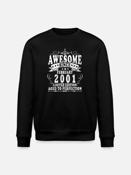 February 2001 Jubilee February 2001 February - Stanley/Stella ROLLER Unisex Organic Sweatshirt - black