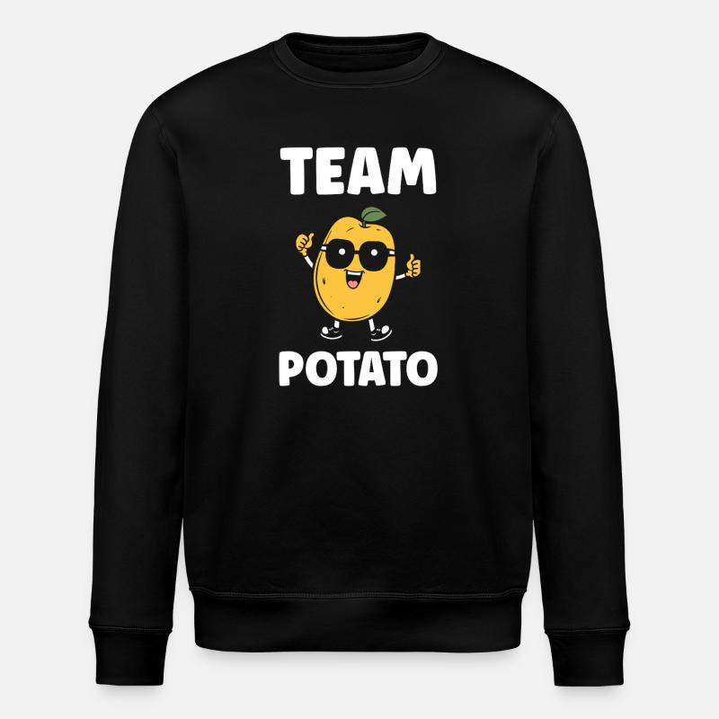 Team Patate Dessin Animé Loufoque - Sweat bio ROLLER Stanley/Stella Unisexe - noir