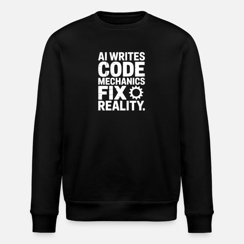 Mechaniker KFZ-Mechaniker Geschenk - Stanley/Stella Unisex Bio-Sweatshirt ROLLER - Schwarz