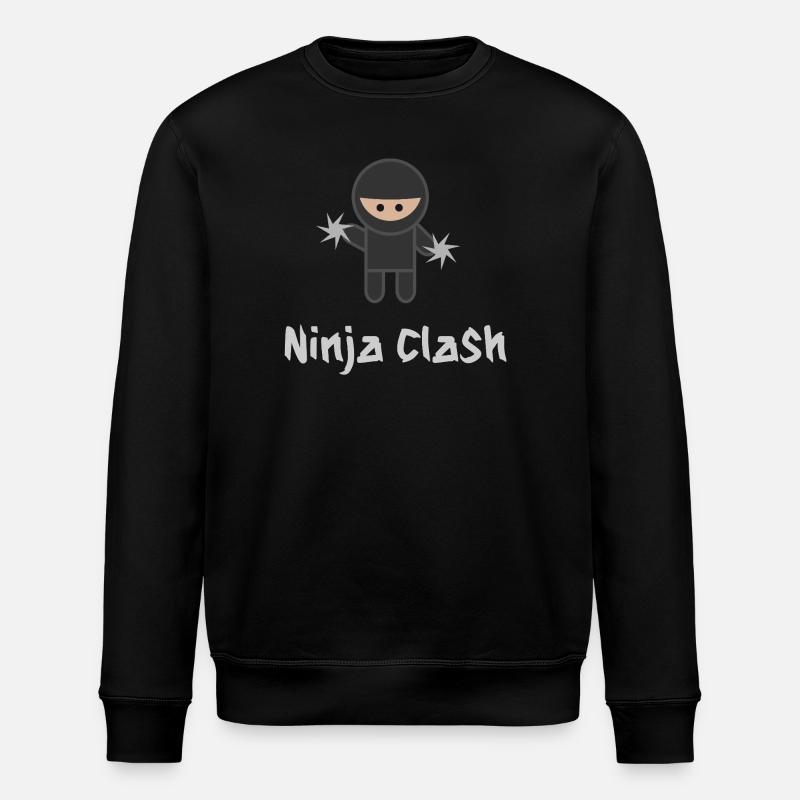 Ninja Fight Sport Shuriken - Sweat bio ROLLER Stanley/Stella Unisexe - noir