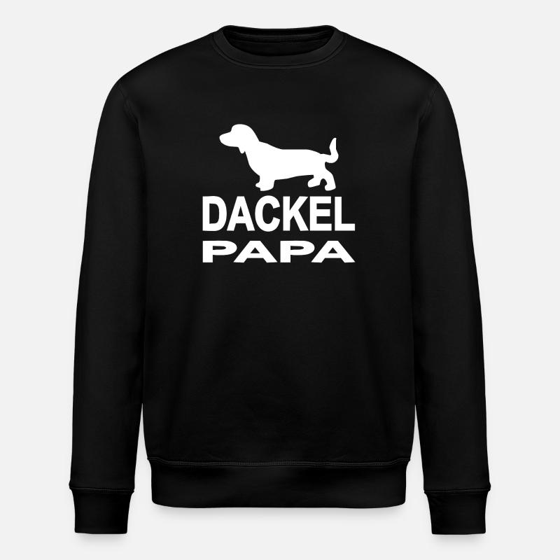 Dackel - Stanley/Stella Unisex Bio-Sweatshirt ROLLER - Schwarz