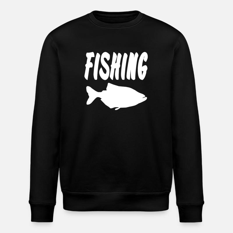 Angling - Stanley/Stella ROLLER Unisex Organic Sweatshirt - black
