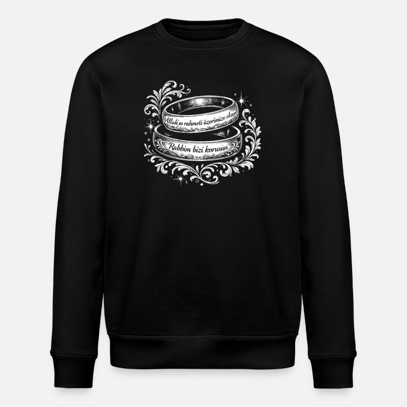 Evlenmek - Stanley/Stella Unisex Bio-Sweatshirt ROLLER - Schwarz