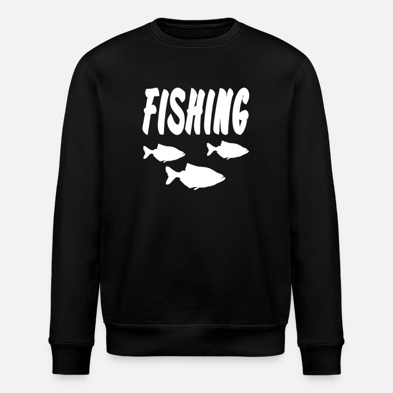 Angling - Stanley/Stella ROLLER Unisex Organic Sweatshirt - black