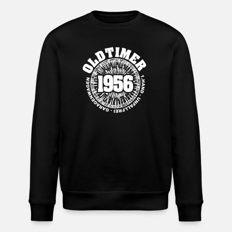 1956 - Stanley/Stella Unisex Bio-Sweatshirt ROLLER - Schwarz