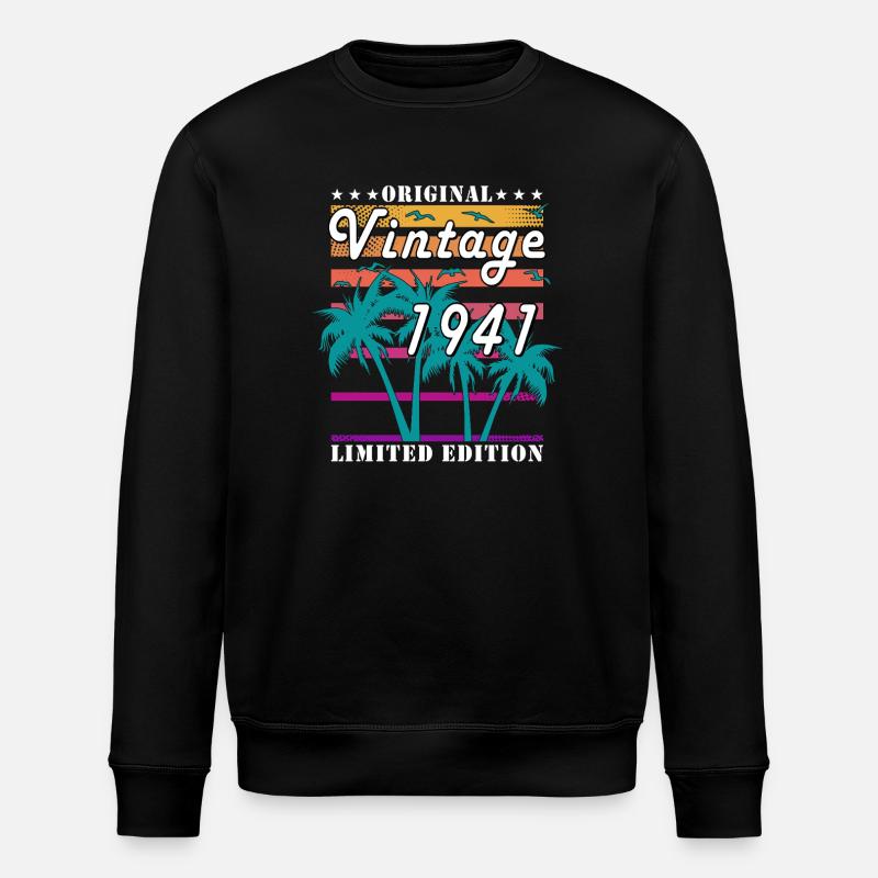 Né en 1941 - Sweat bio ROLLER Stanley/Stella Unisexe - noir