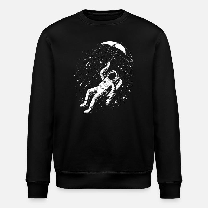 Parapluie Astronaute Pluie Spatiale - Sweat bio ROLLER Stanley/Stella Unisexe - noir