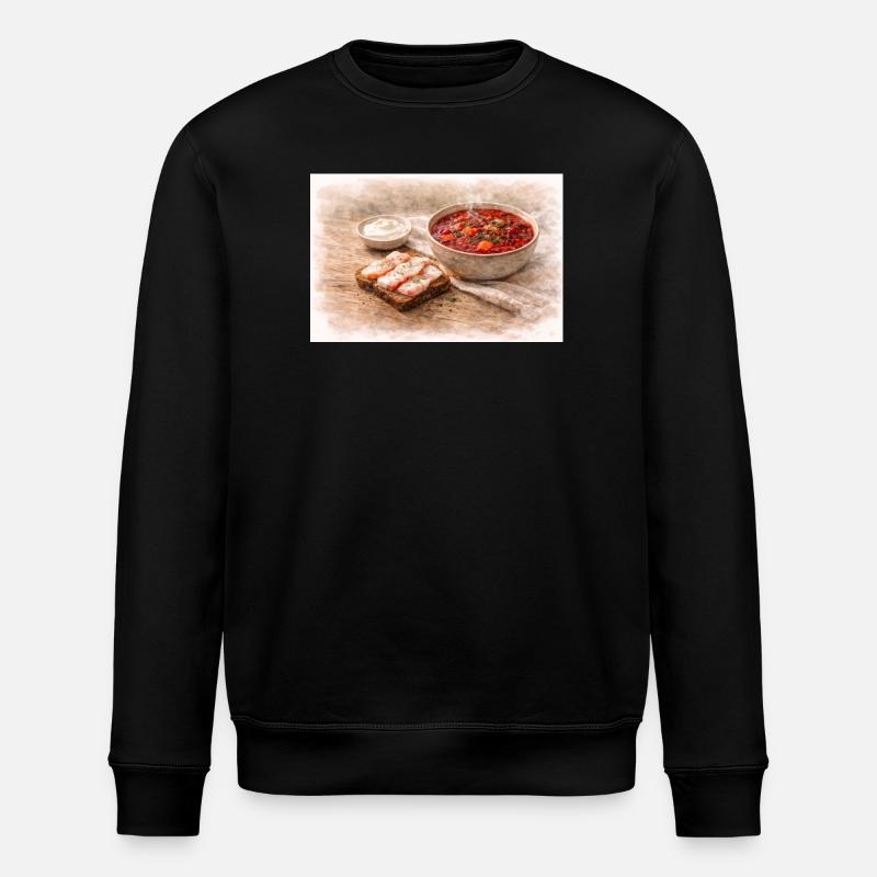 Borsch with Salo - Stanley/Stella ROLLER Unisex Organic Sweatshirt - black