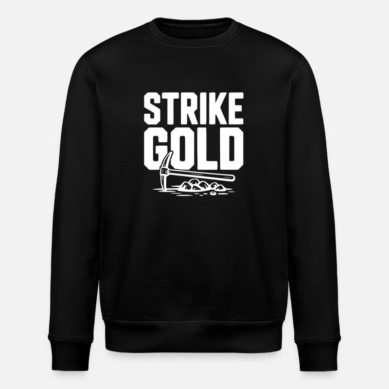 Strike Gold - Sweat bio ROLLER Stanley/Stella Unisexe - noir