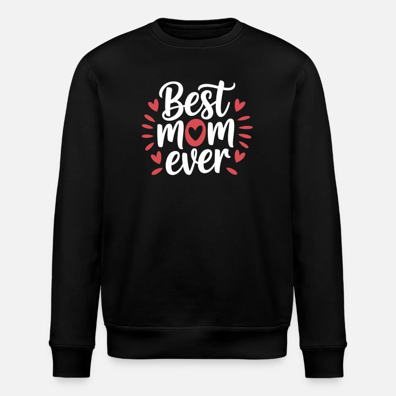 Die beste Mutter aller Zeiten - Stanley/Stella Unisex Bio-Sweatshirt ROLLER - Schwarz