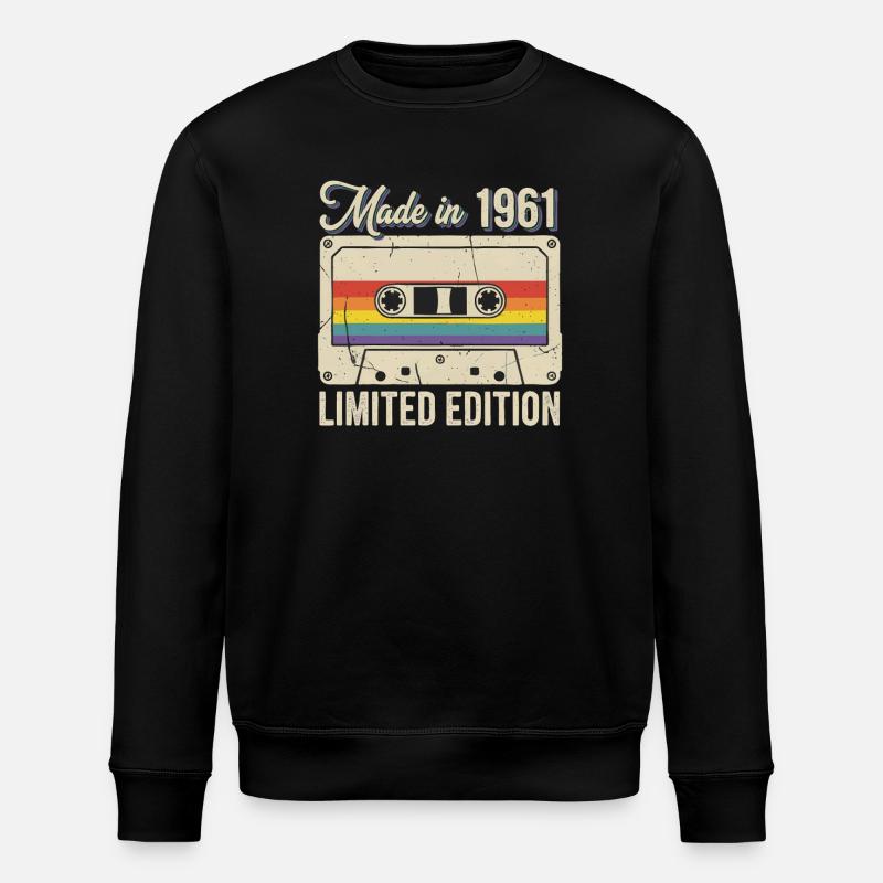 Fabriqué en 1961 - Édition limitée - Sweat bio ROLLER Stanley/Stella Unisexe - noir