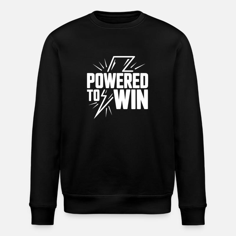 Powered to Win - Stanley/Stella Unisex Bio-Sweatshirt ROLLER - Schwarz
