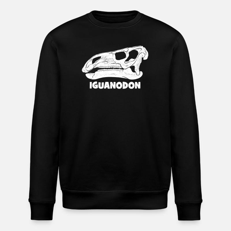 Iguanodon Fossil - Stanley/Stella Unisex Bio-Sweatshirt ROLLER - Schwarz