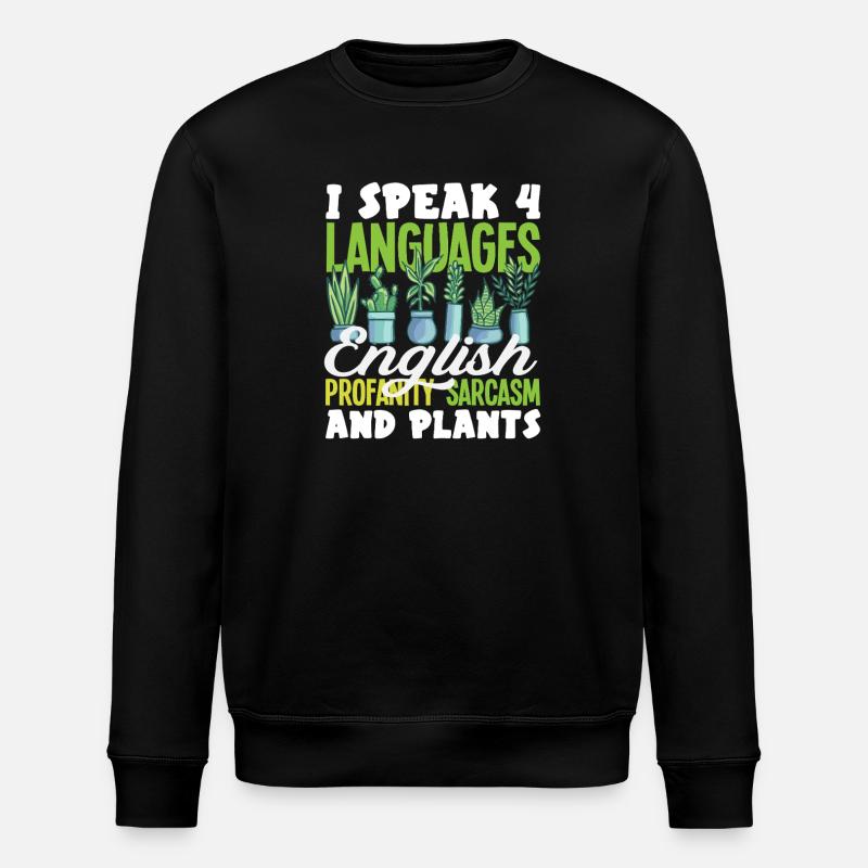 Parler 4 langues Anglais Sarcasme - Sweat bio ROLLER Stanley/Stella Unisexe - noir