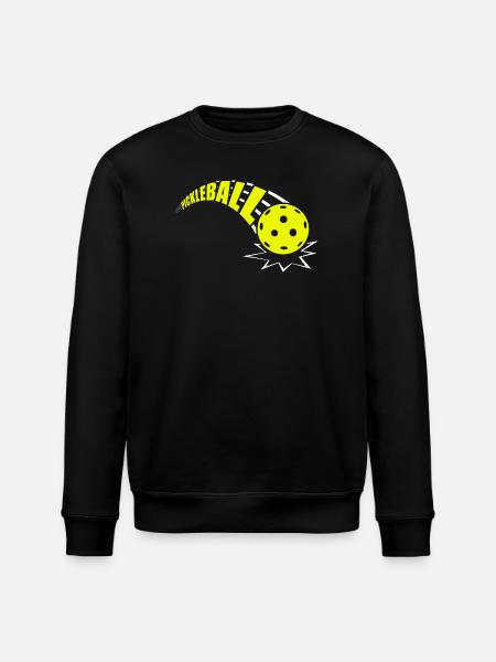 Pickleball funny pickleball player - Stanley/Stella ROLLER Unisex Organic Sweatshirt - black