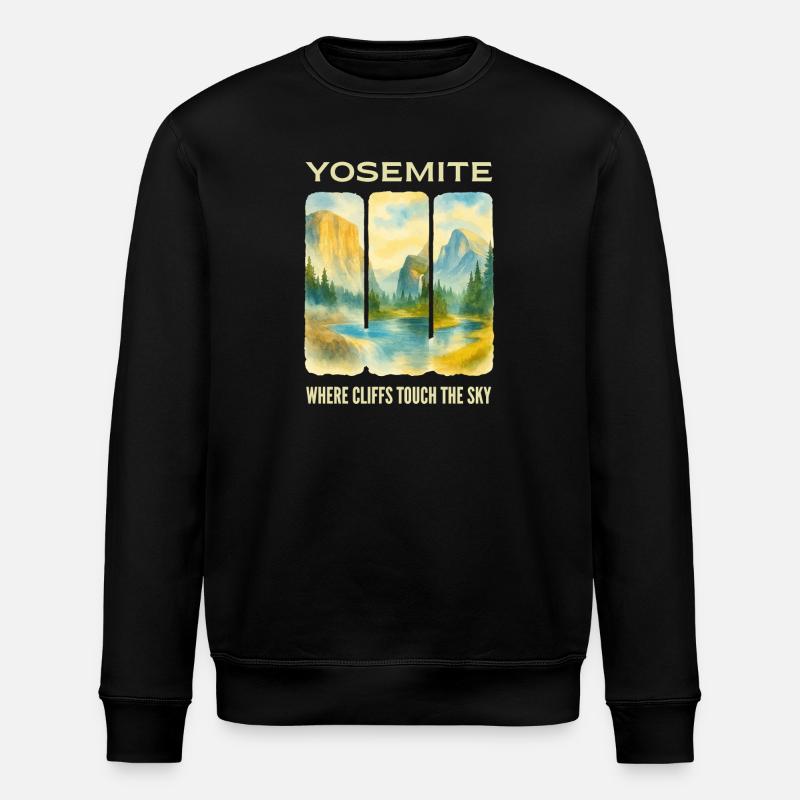 Yosemite : Pics et ciel - Sweat bio ROLLER Stanley/Stella Unisexe - noir