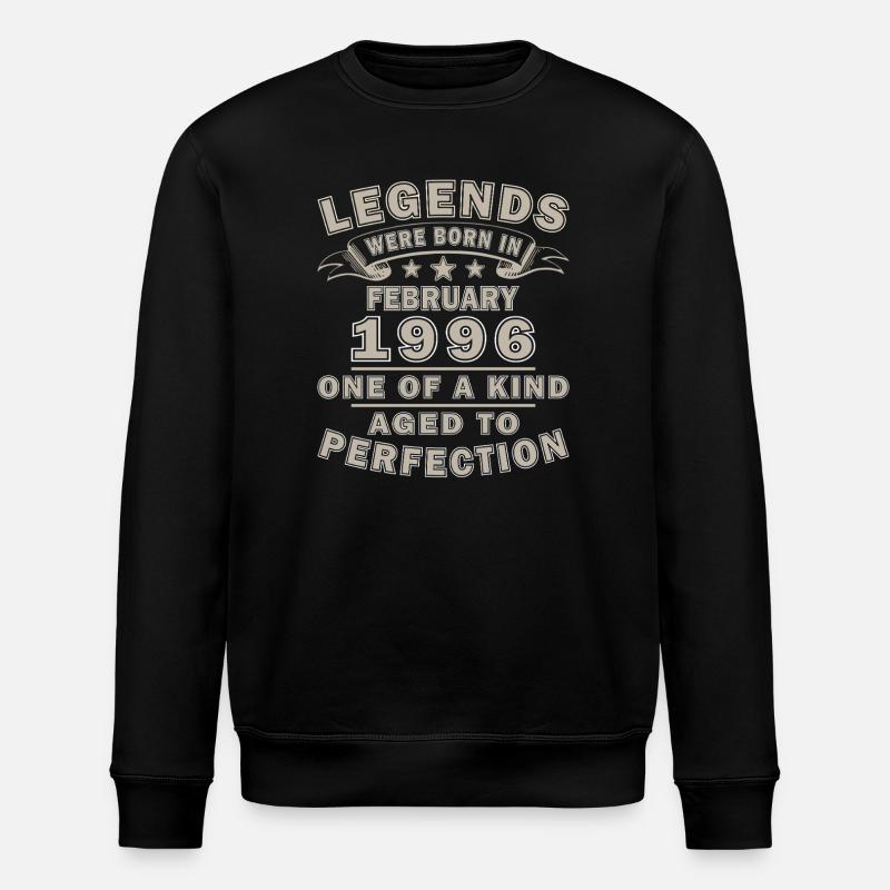 Mari anniversaire de février 1996 - Sweat bio ROLLER Stanley/Stella Unisexe - noir