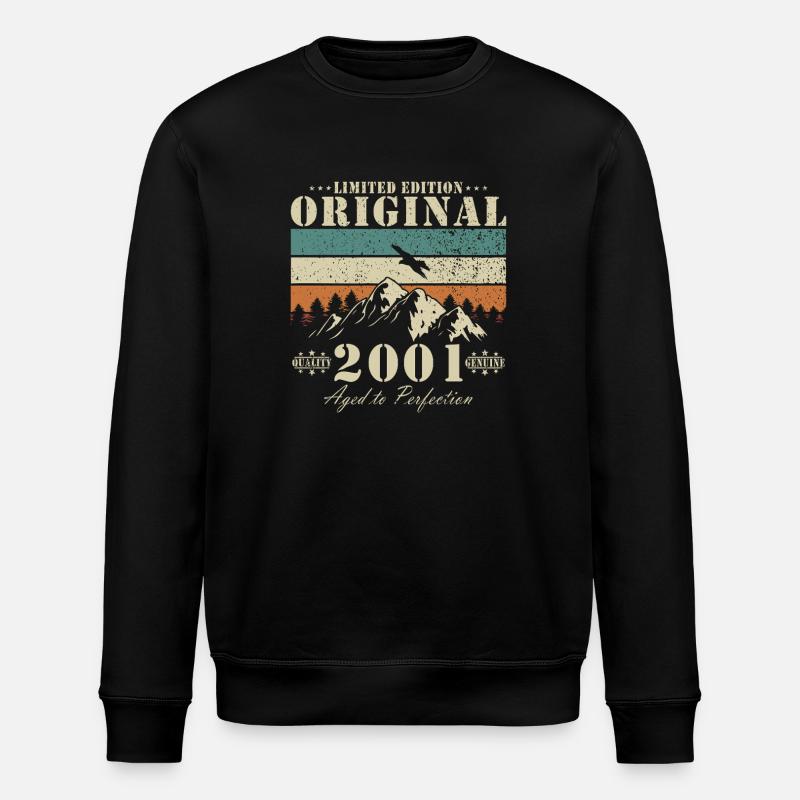 Klassische 2001 Limited Edition - Stanley/Stella Unisex Bio-Sweatshirt ROLLER - Schwarz