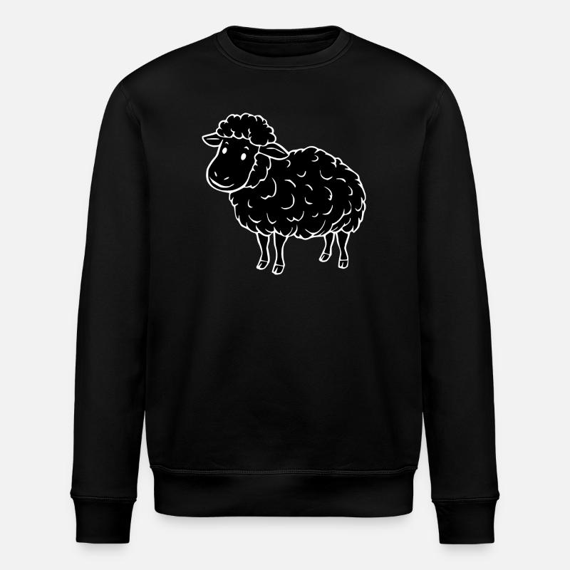 black sheep - Stanley/Stella ROLLER Unisex Organic Sweatshirt - black