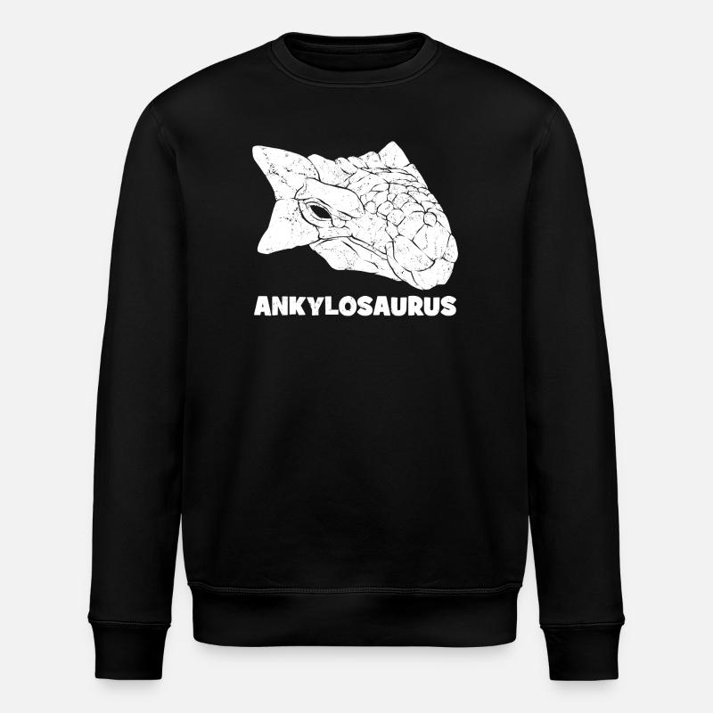 Ankylosaurus Fossil Schädel - Stanley/Stella Unisex Bio-Sweatshirt ROLLER - Schwarz
