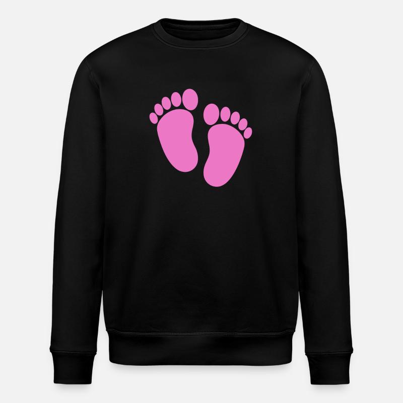 Pieds de bébé - Sweat bio ROLLER Stanley/Stella Unisexe - noir
