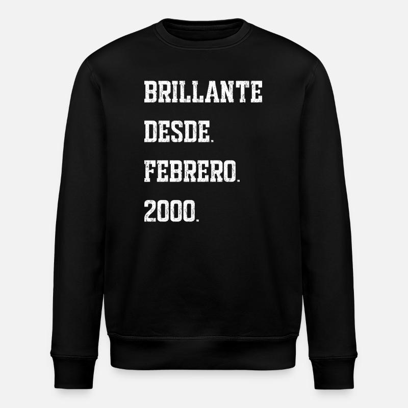 Anniversaires : février 2000 - Sweat bio ROLLER Stanley/Stella Unisexe - noir