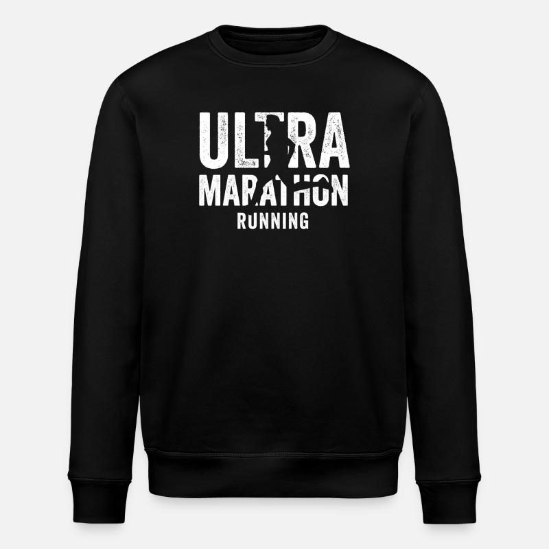 Ultramarathon - Sweat bio ROLLER Stanley/Stella Unisexe - noir