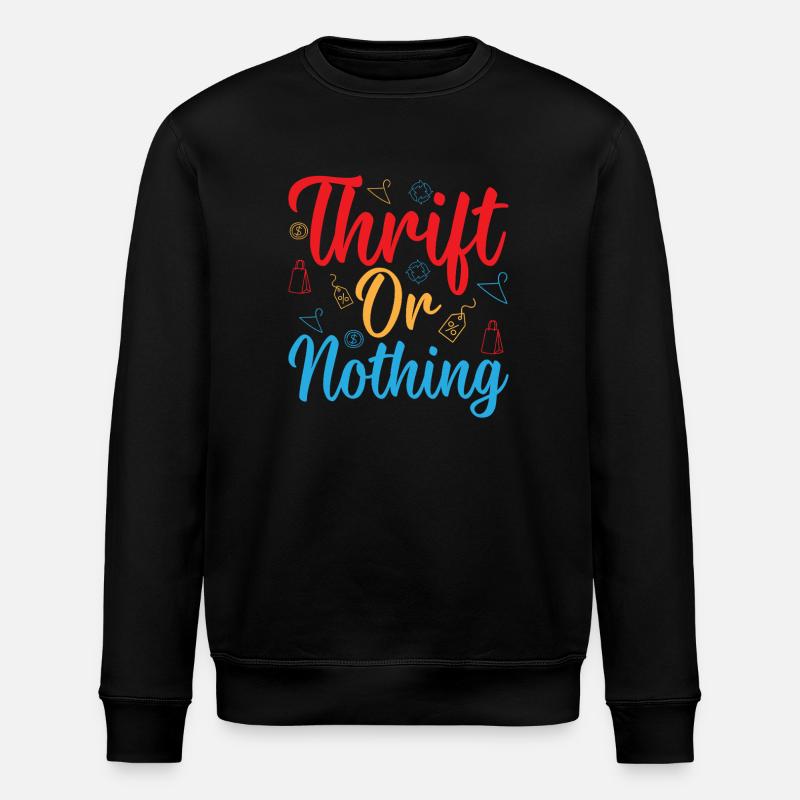 Friperie Magasin d’occasion ou rien - Sweat bio ROLLER Stanley/Stella Unisexe - noir