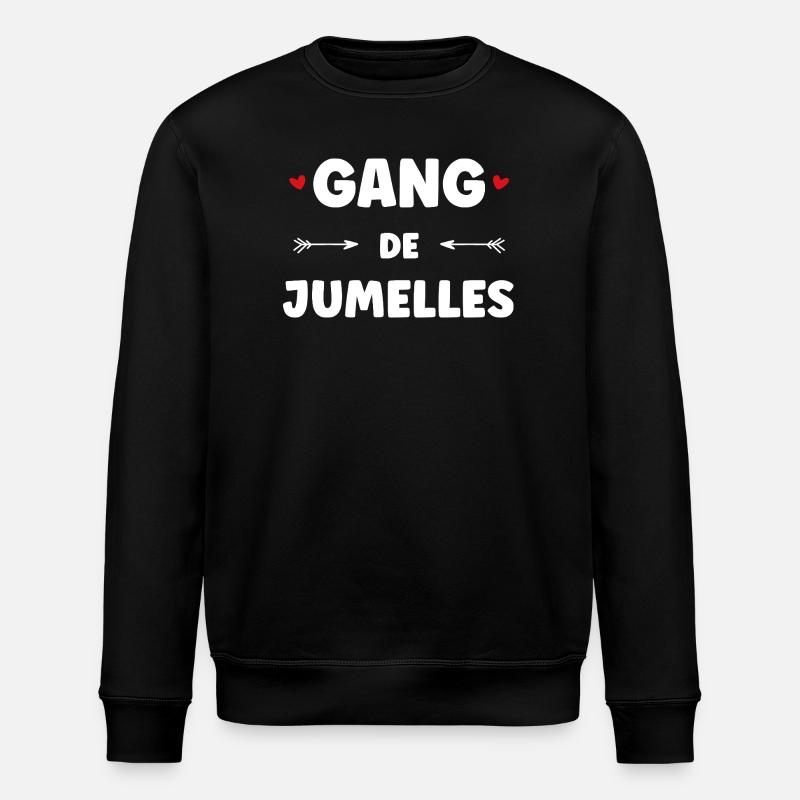 Gang de Jumelles – Tribu de Sœurs - Sweat bio ROLLER Stanley/Stella Unisexe - noir