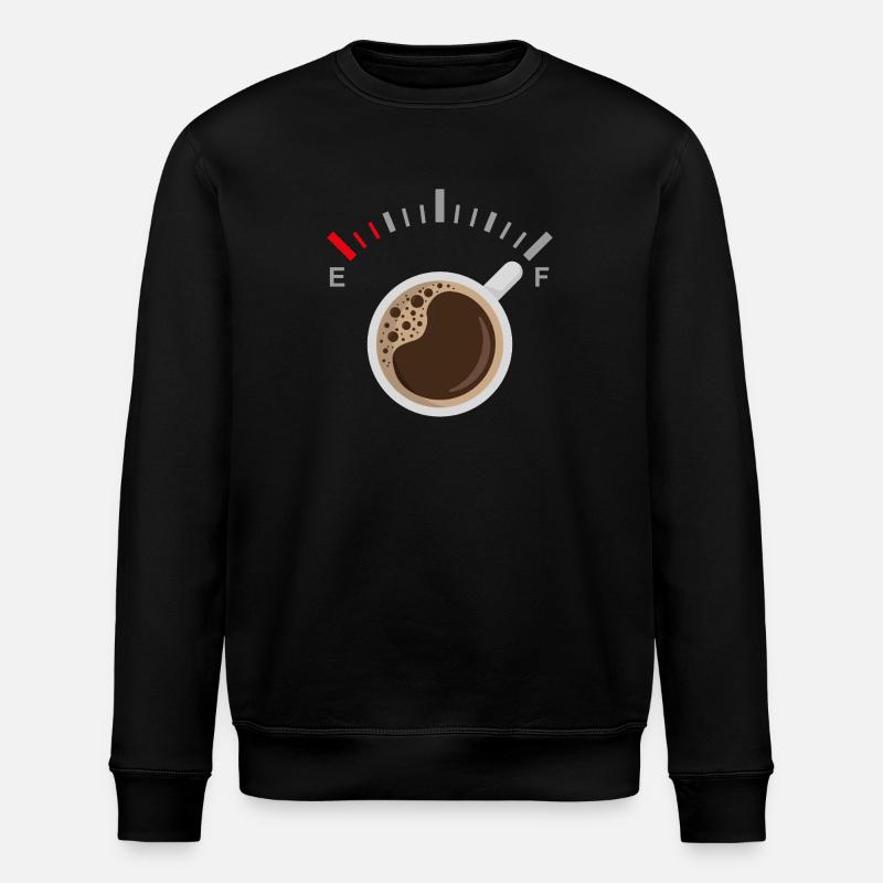 Plein de café - Sweat bio ROLLER Stanley/Stella Unisexe - noir