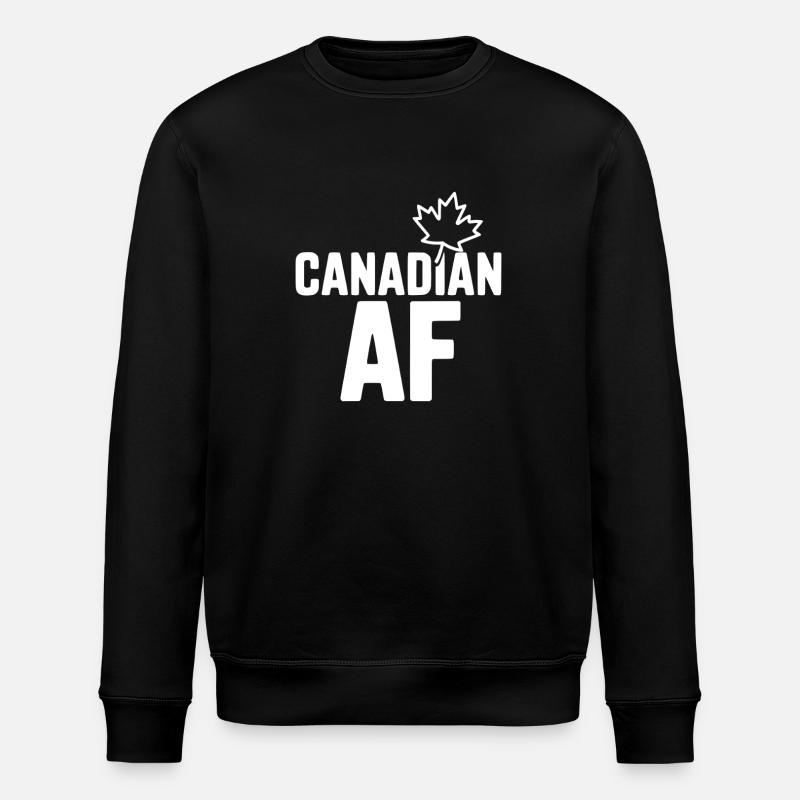 Kanadische Luftwaffe - Stanley/Stella Unisex Bio-Sweatshirt ROLLER - Schwarz