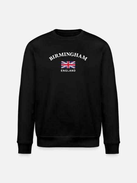 Birmingham, England - Stanley/Stella ROLLER Unisex Organic Sweatshirt - black