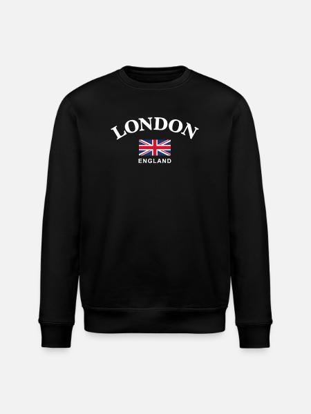 London, England - Stanley/Stella ROLLER Unisex Organic Sweatshirt - black