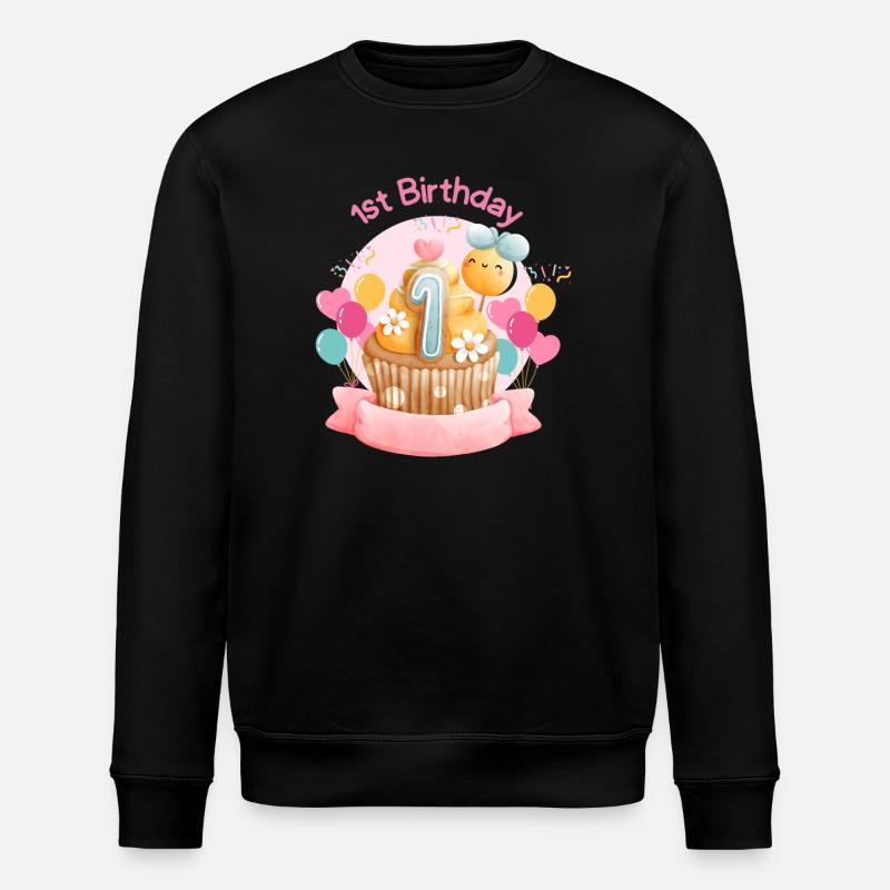 1 st Birthday ! - Sweat bio ROLLER Stanley/Stella Unisexe - noir