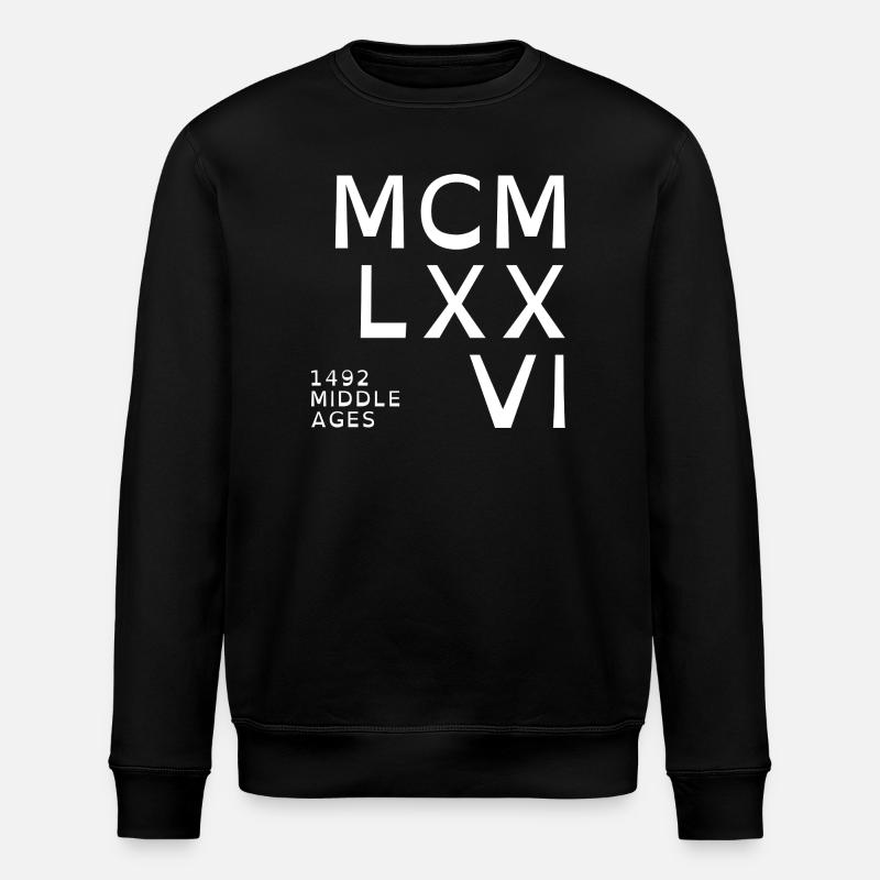 1976_COMPANY_white - Stanley/Stella Unisex Bio-Sweatshirt ROLLER - Schwarz