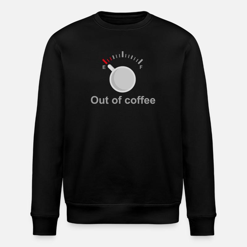 Kein Kaffee mehr - Stanley/Stella Unisex Bio-Sweatshirt ROLLER - Schwarz
