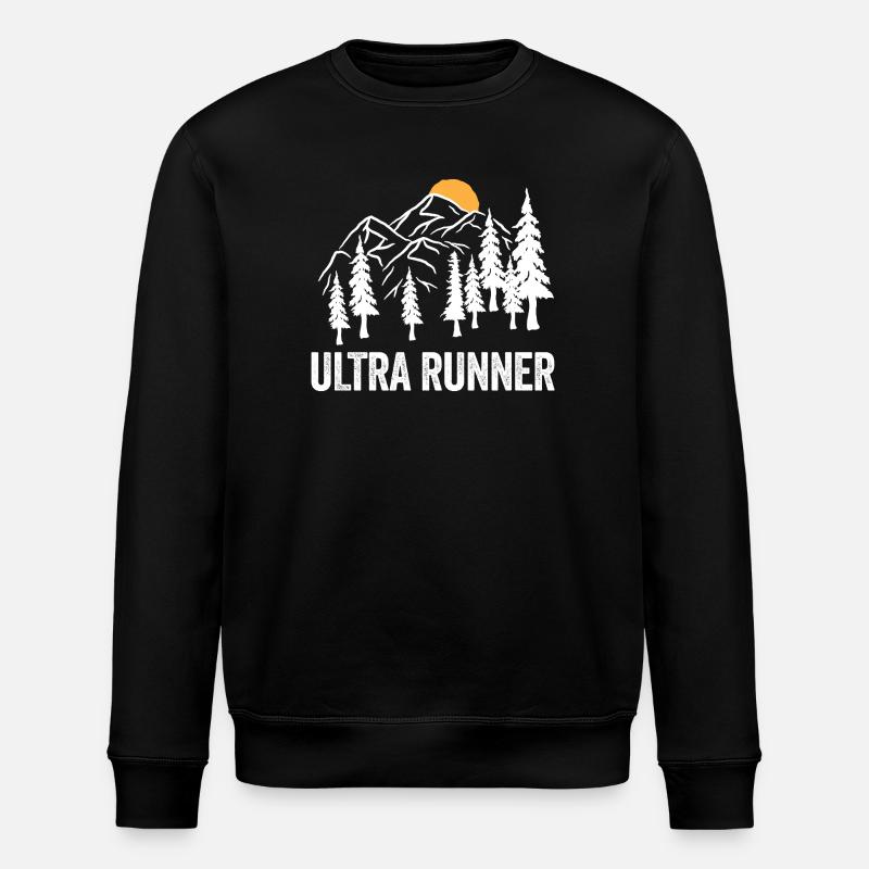 Ultra-Läufer - Stanley/Stella Unisex Bio-Sweatshirt ROLLER - Schwarz