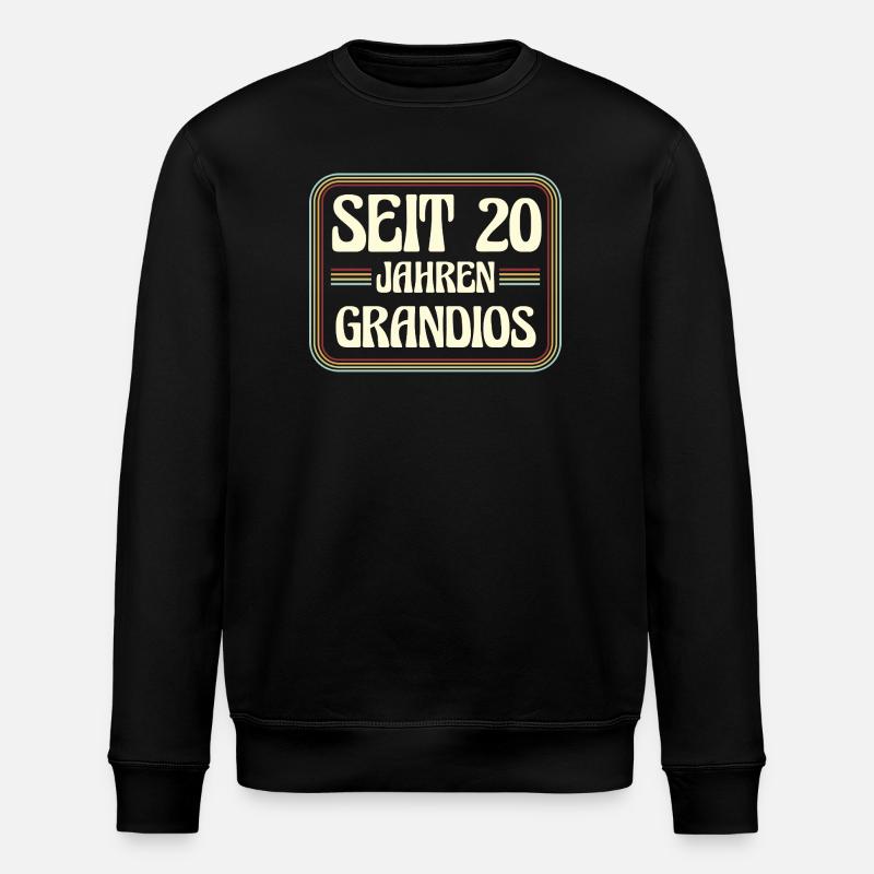 20 ans Anniversaire 20 - Sweat bio ROLLER Stanley/Stella Unisexe - noir