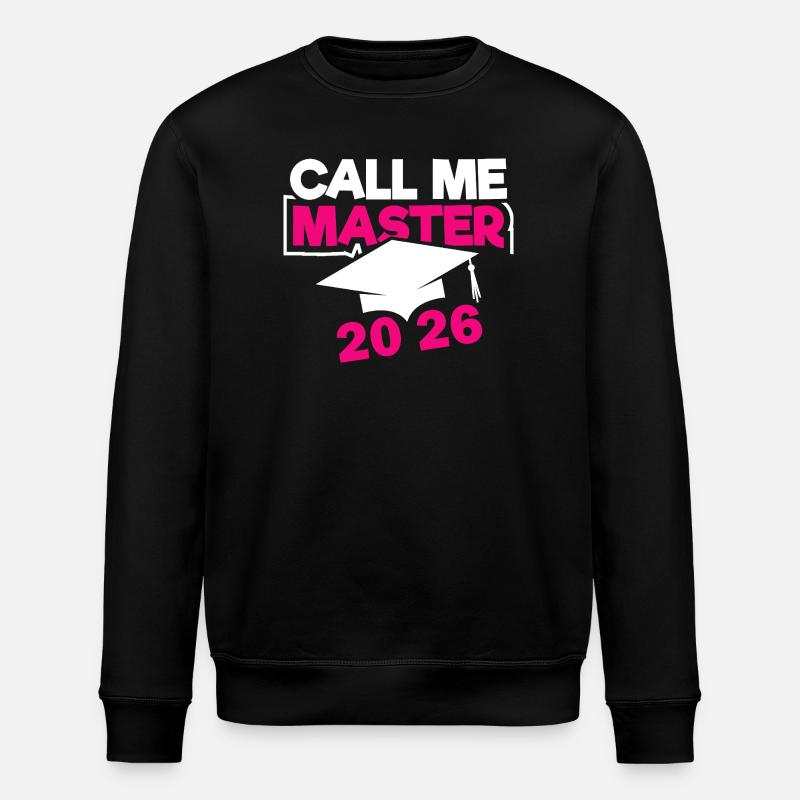 Master 2026 Graduation Graduation - Stanley/Stella ROLLER Unisex Organic Sweatshirt - black