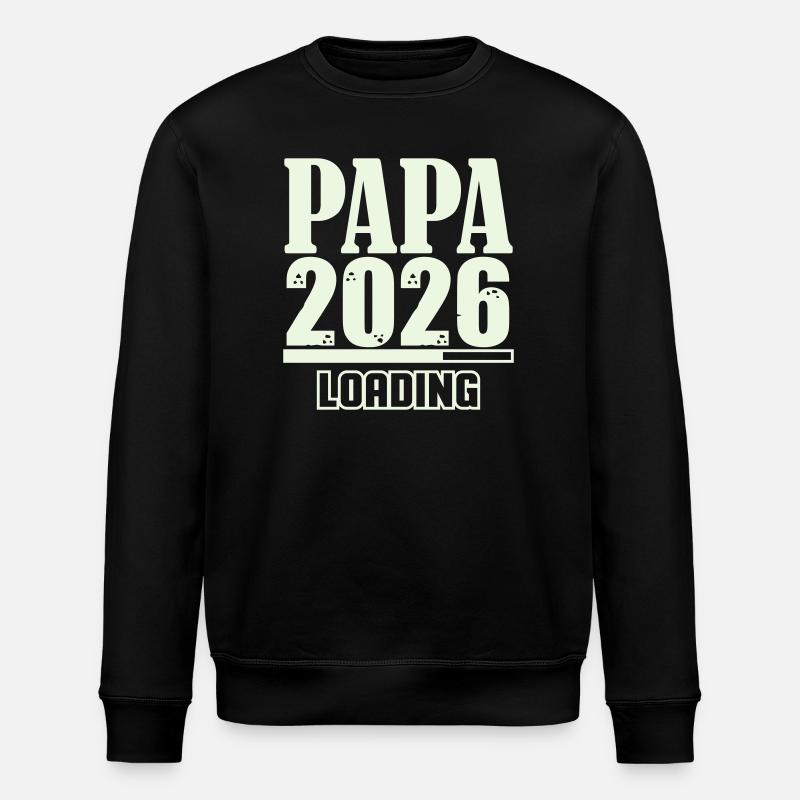 Papa 2026 Chargement - Sweat bio ROLLER Stanley/Stella Unisexe - noir