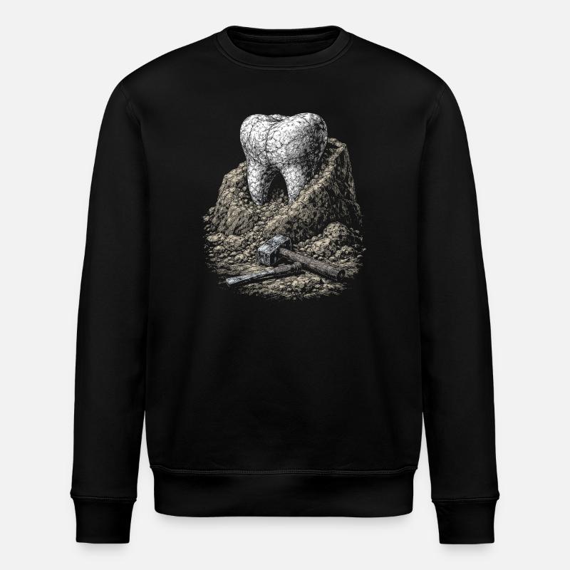 Dent dans la Roche - Sweat bio ROLLER Stanley/Stella Unisexe - noir