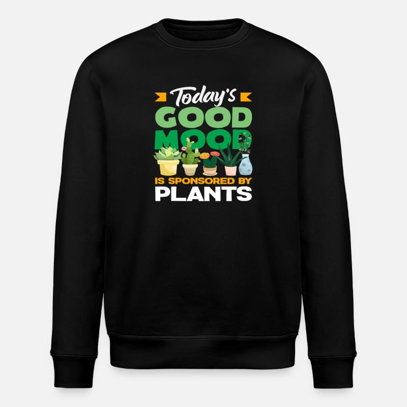 Succulente amoureuse des plantes - Sweat bio ROLLER Stanley/Stella Unisexe - noir