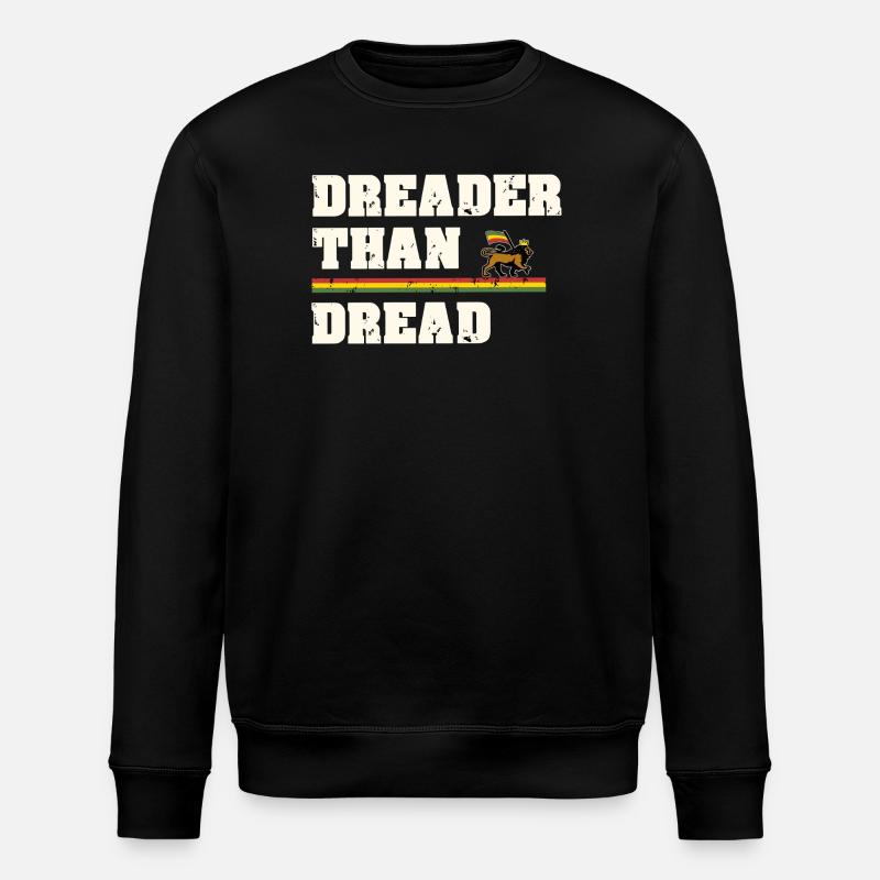 Dreader Than Dread - Stanley/Stella Unisex Bio-Sweatshirt ROLLER - Schwarz