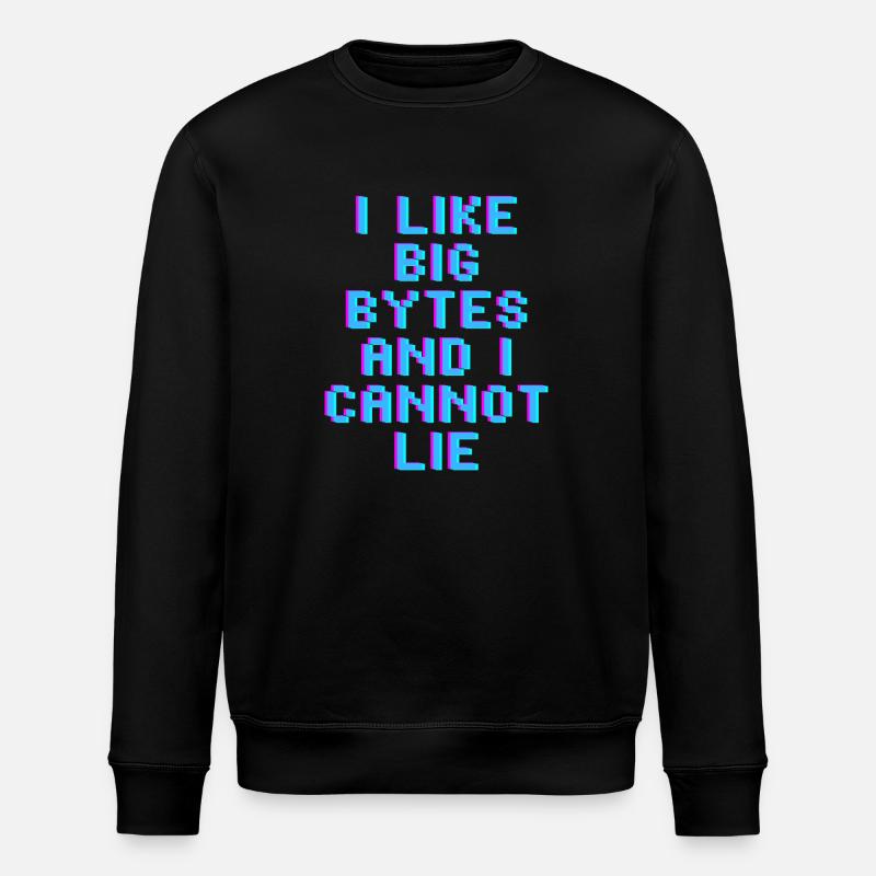 Ich mag große Bytes - Stanley/Stella Unisex Bio-Sweatshirt ROLLER - Schwarz
