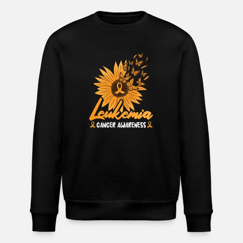 Leukemia Cancer Awareness - Stanley/Stella Unisex Bio-Sweatshirt ROLLER - Schwarz