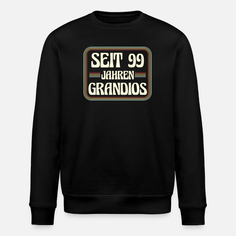 99 ans Anniversaire 99e anniversaire - Sweat bio ROLLER Stanley/Stella Unisexe - noir