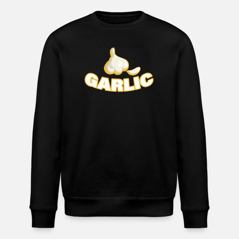 GARLIC - Stanley/Stella Unisex Bio-Sweatshirt ROLLER - Schwarz