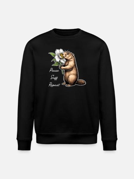 Marmot : Vas-y, renifle, continue - Sweat bio ROLLER Stanley/Stella Unisexe - noir