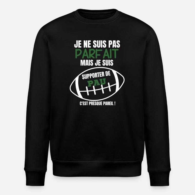 Supporter Rugby Pau Humour - Sweat bio ROLLER Stanley/Stella Unisexe - noir
