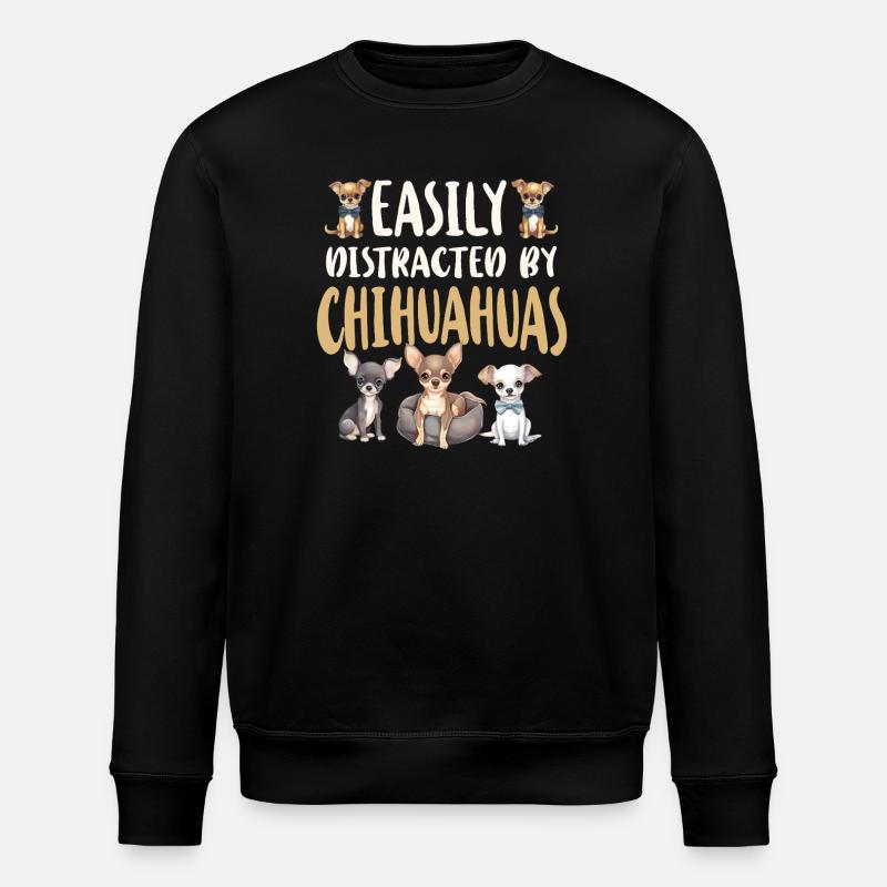 Chihuahua Chihuahueño facilement - Sweat bio ROLLER Stanley/Stella Unisexe - noir